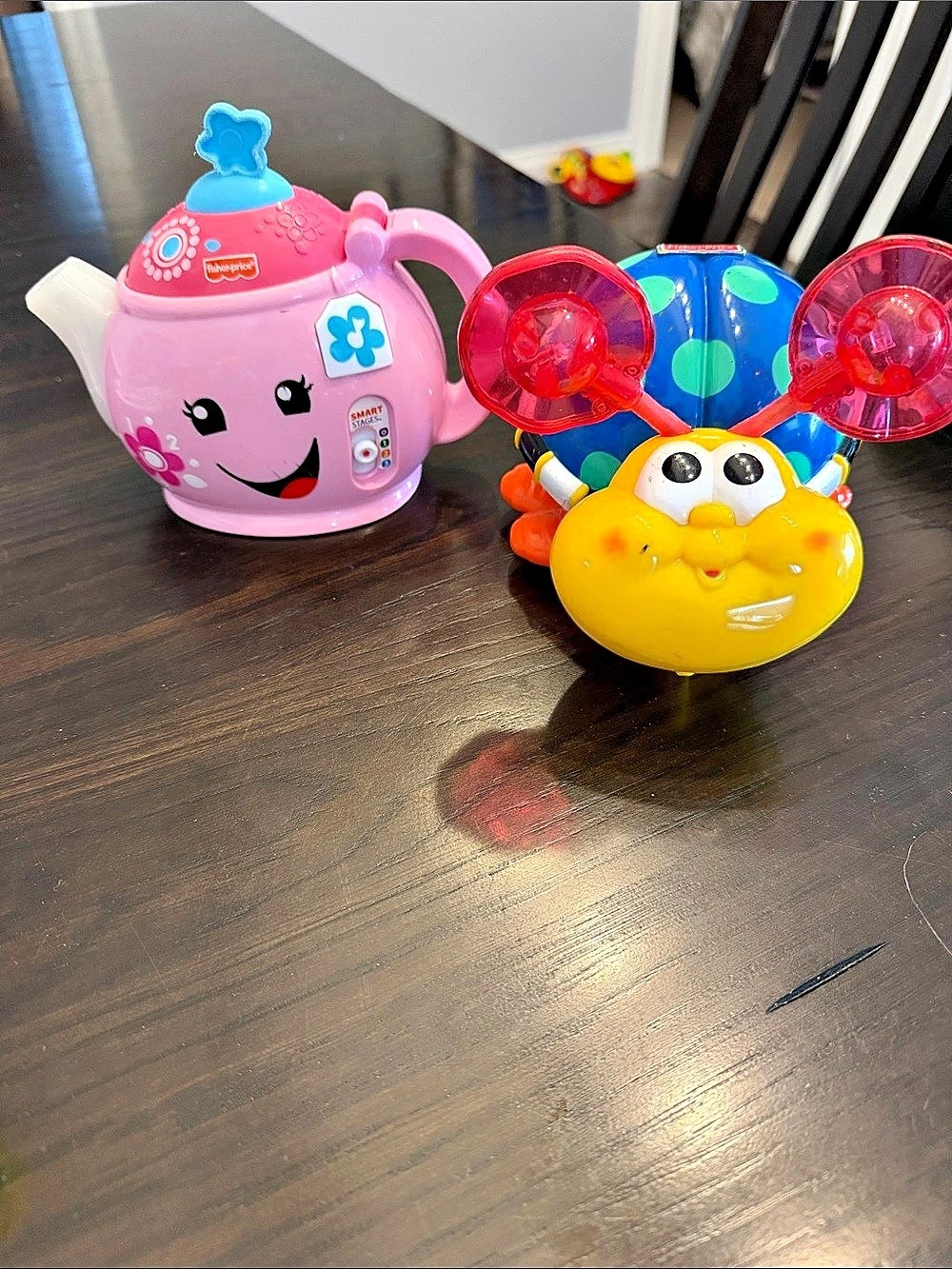 Fisher-Price Laugh & Learn Smart Stages Tea Set Pink & Blue